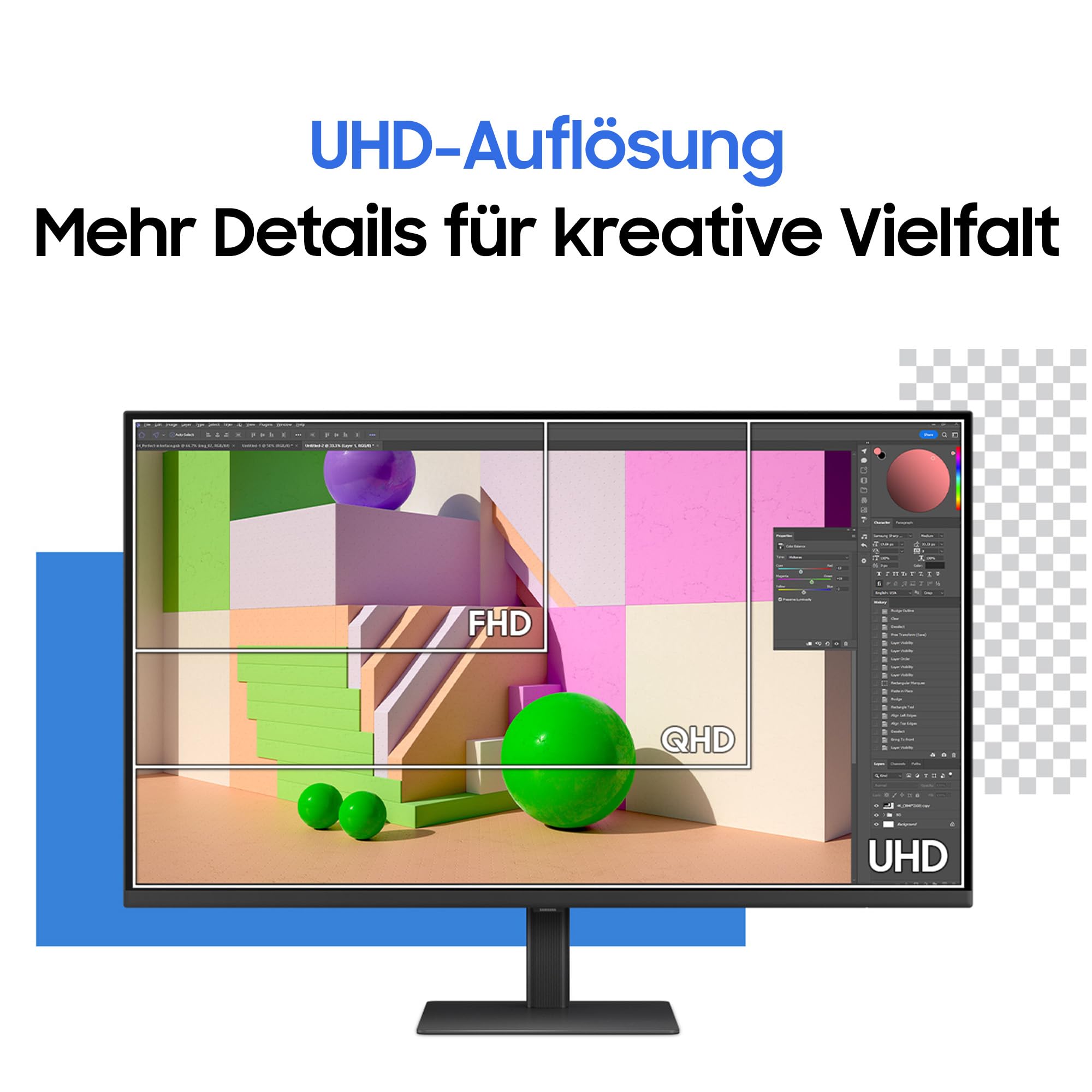 Samsung ViewFinity S8 S37D804UAU - S80UD Series - LED-Monitor - USB - 94 cm (37")