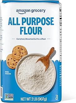 Amazon Grocery, All Purpose Flour, 2 Lb (Previously Amazon Fresh, Packaging May Vary)