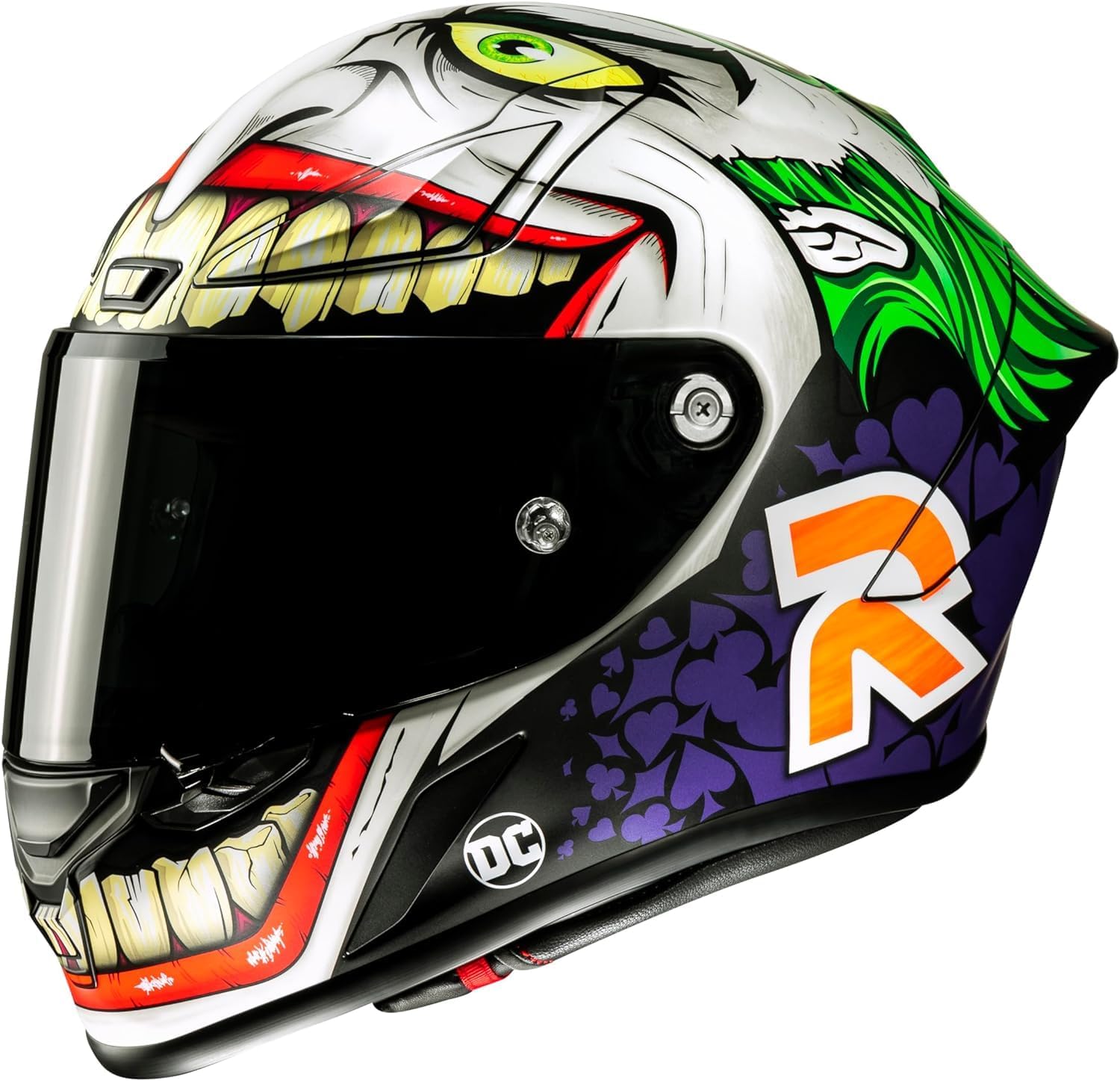 HJC RPHA 1 Joker Racing Helmet Motorcycle Helmet Racing Helmet FIM ECE 22.06 Full-Face Helmet