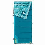 Coleman Kids 50F Sleeping Bag, Comfortable Youth Sleeping Bag for Sleepovers & Camping, Fits Children up to 5ft Tall, Glow in the Dark Design, Stuff Sack Included, Machine Washable