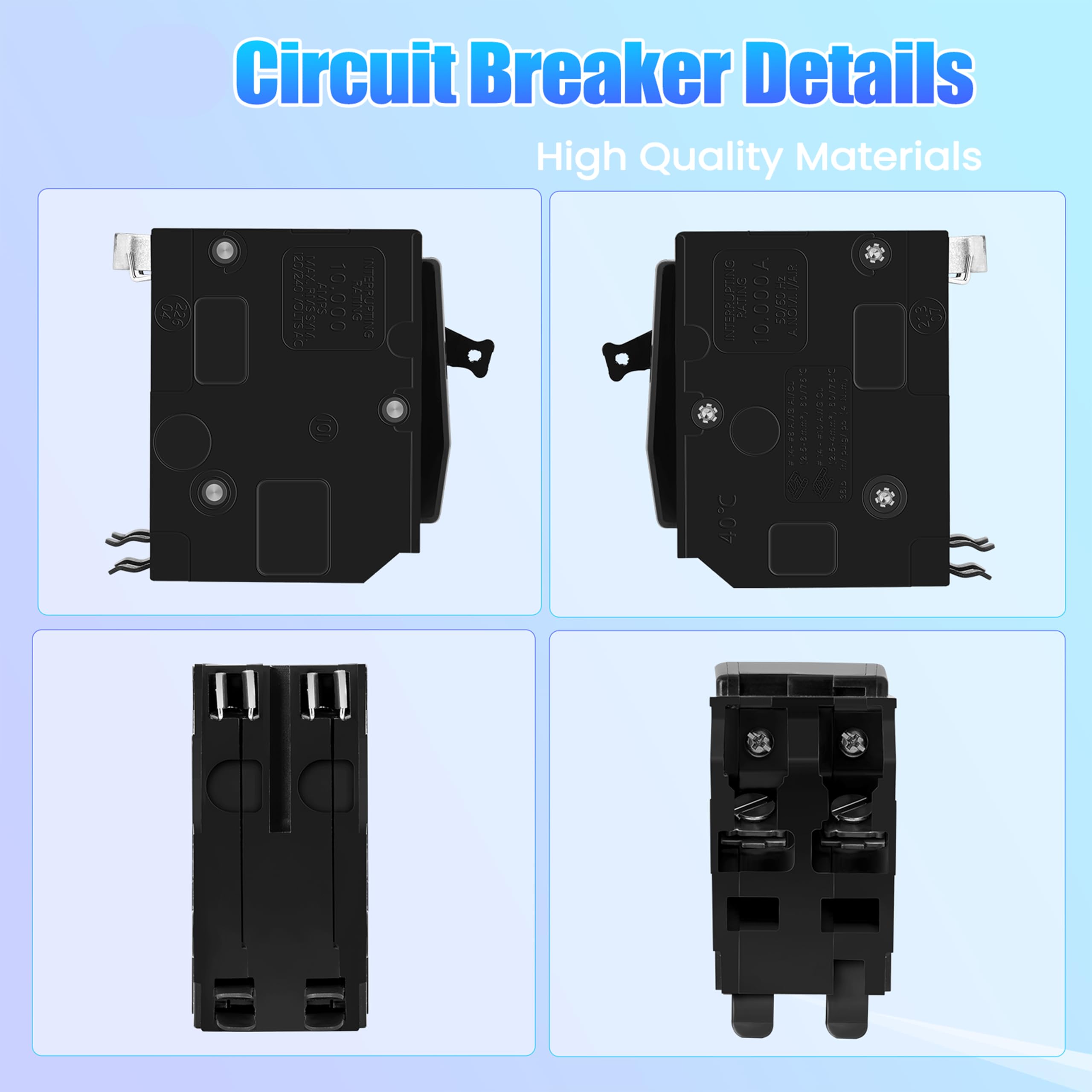 30Amp 2-Pole Circuit Breaker for QO230CP,Compatible with SD QO Load Center, CSED, and NQOD Distribution Panels,120/240 V,10kA — Amazon image 6