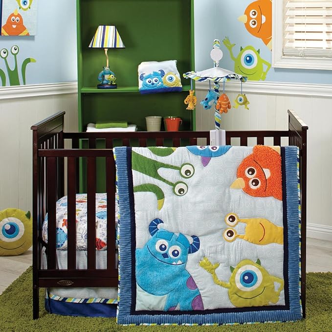 monsters inc mini crib bedding