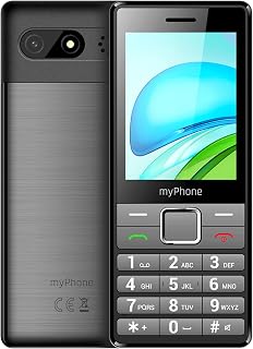 myPhone 7340 LTE telefon dla seniora bez abonamentu, 4G telefon z klawiaturą z dużym wyświetlaczem, elegancki telefon kl