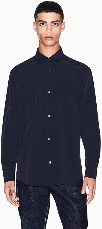 Armani Exchange% 100 Pamuk Regular Fit Klasik Yaka G mlek Erkek G MLEK XM001567 AF19193 UB101