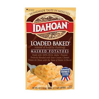Idahoan Loaded Baked Mashed Potatoes 4 oz. Pack of 2