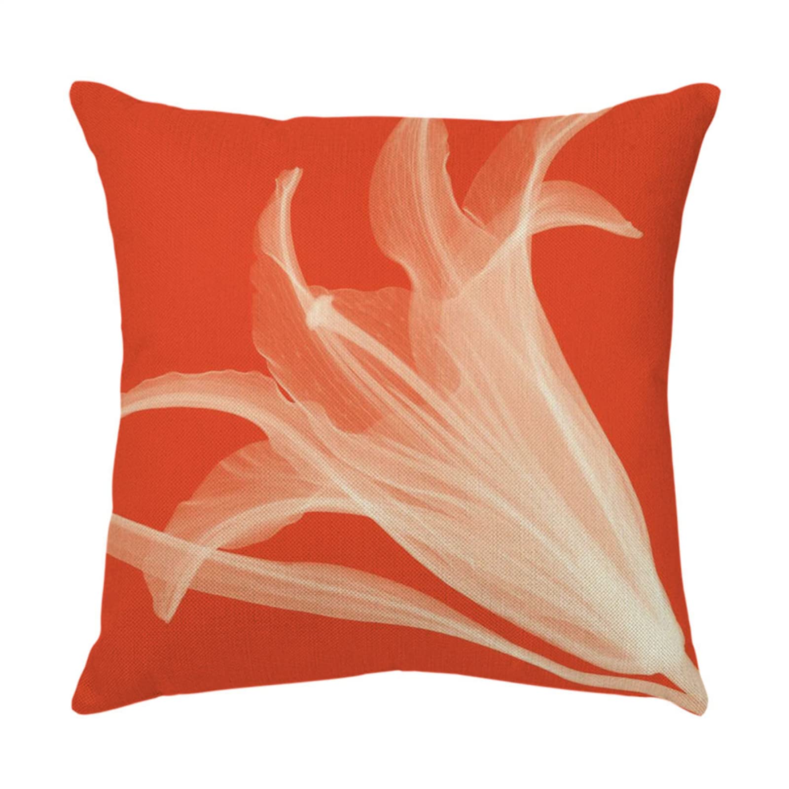 4 Piezas Funda de Almohada Pétalos Abstractos Fundas de Cojín Terciopelo Sencillo y Decorativo para Sofá Camas Dormitorio Coche Lino Cojines Throw Pillow Covers 80x80cm/32x32 Inch