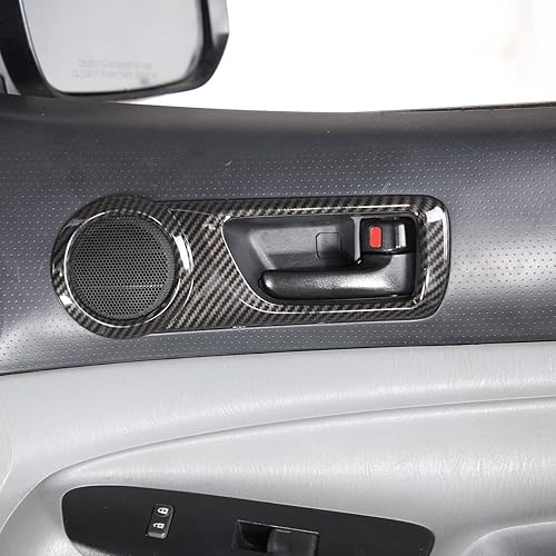 Miniatura 7 de PIUGILH Ajuste para Toyot*a Tacom*a 2005-2015 Marco de manija interior de puerta, ABS puerta interior agarre manija cubierta adhesivo embellecedor,