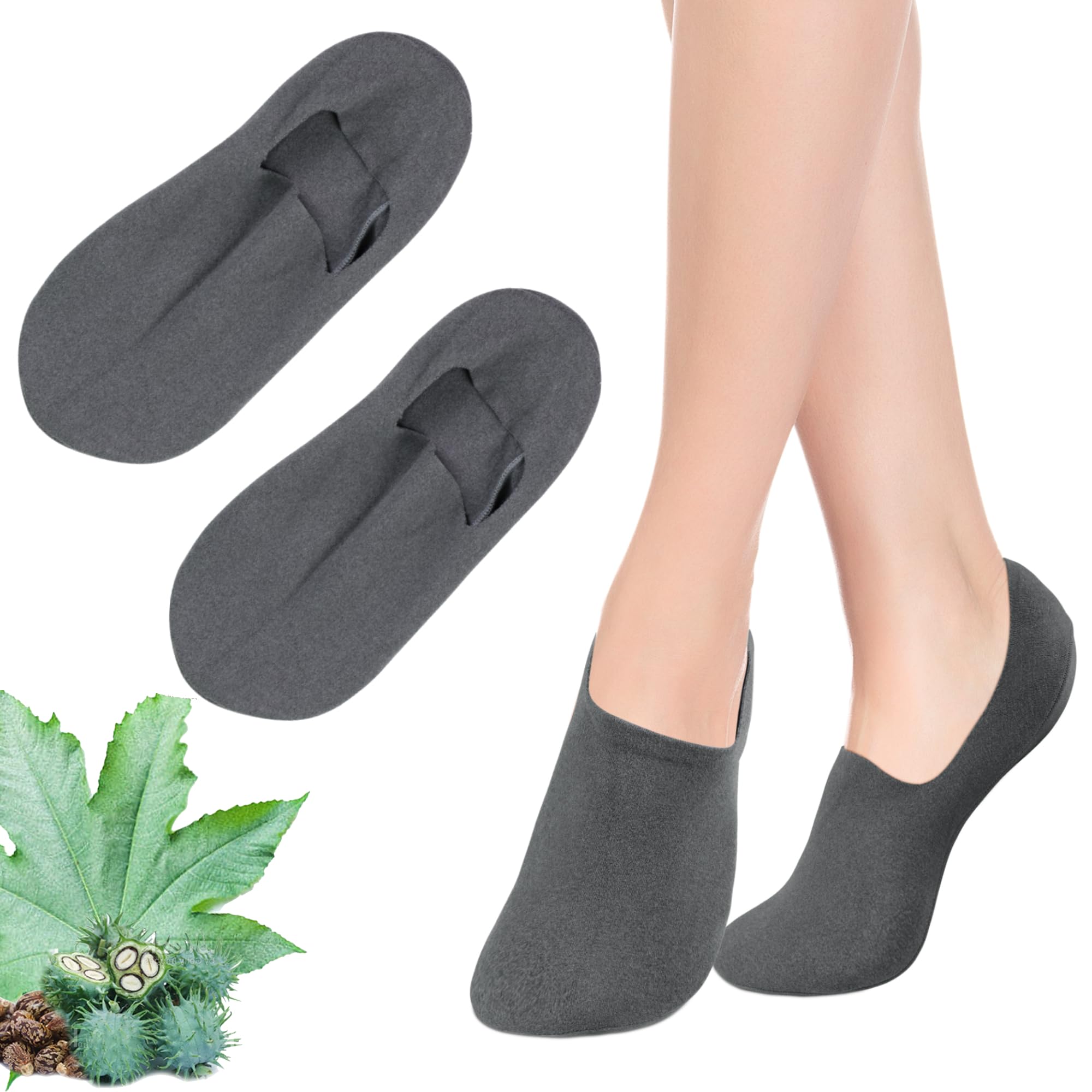 Castor Oil Pack Wrap for Feet, Reusable Castor Oil Pack Wrap Organic Cotton for Women?Castor Oil Pack Kit for Feet Arthritis and Feet Tingling feet Cracking, Moisturizing Feet(Oil Not Include)