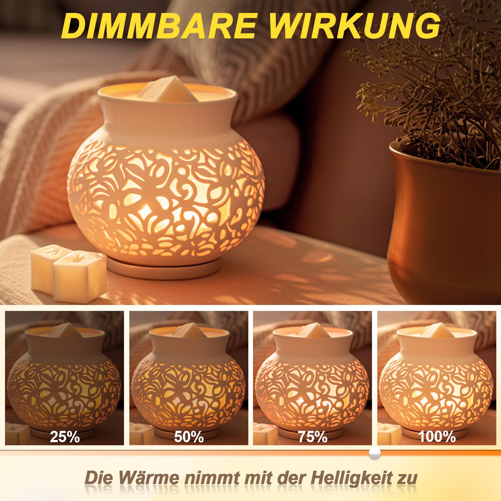 TobeBright GU10 Reflektor Lampen 28W - Dimmbar Warmweiß 2800K 4er Set