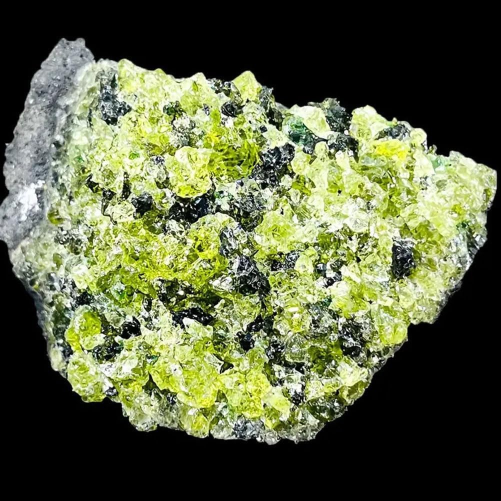 Olivine Crystal Crystal and Stone Rough Gemstone Fountain Home Garden Decor Yoga DIY Stones,100~250g