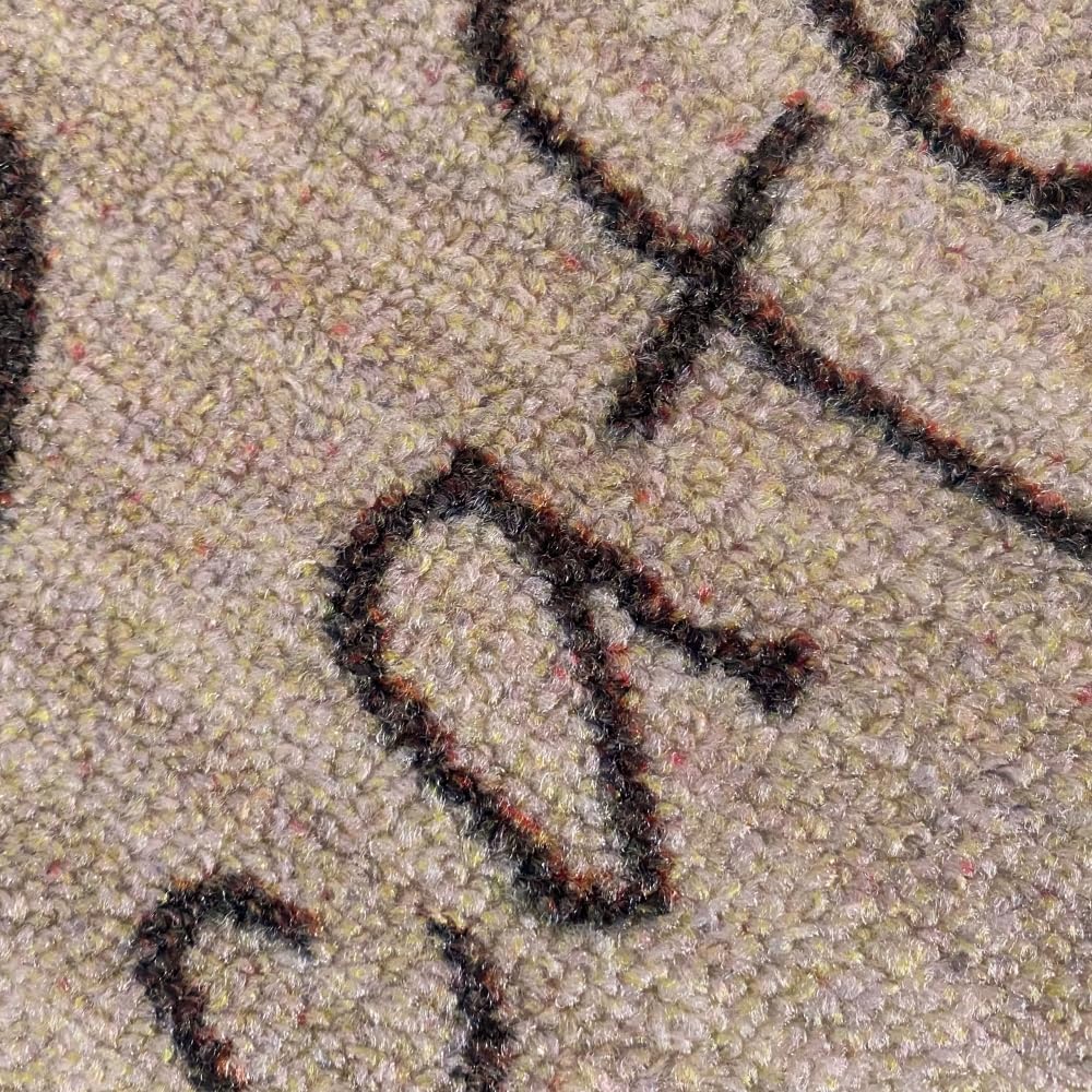 Runner da cucina beige con supporto in gel 80 x 200 cm
