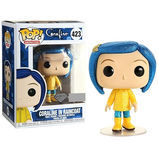 Funko Pop! Movies: Coraline - Coraline In Raincoat Diamond Edition (Exclusive)