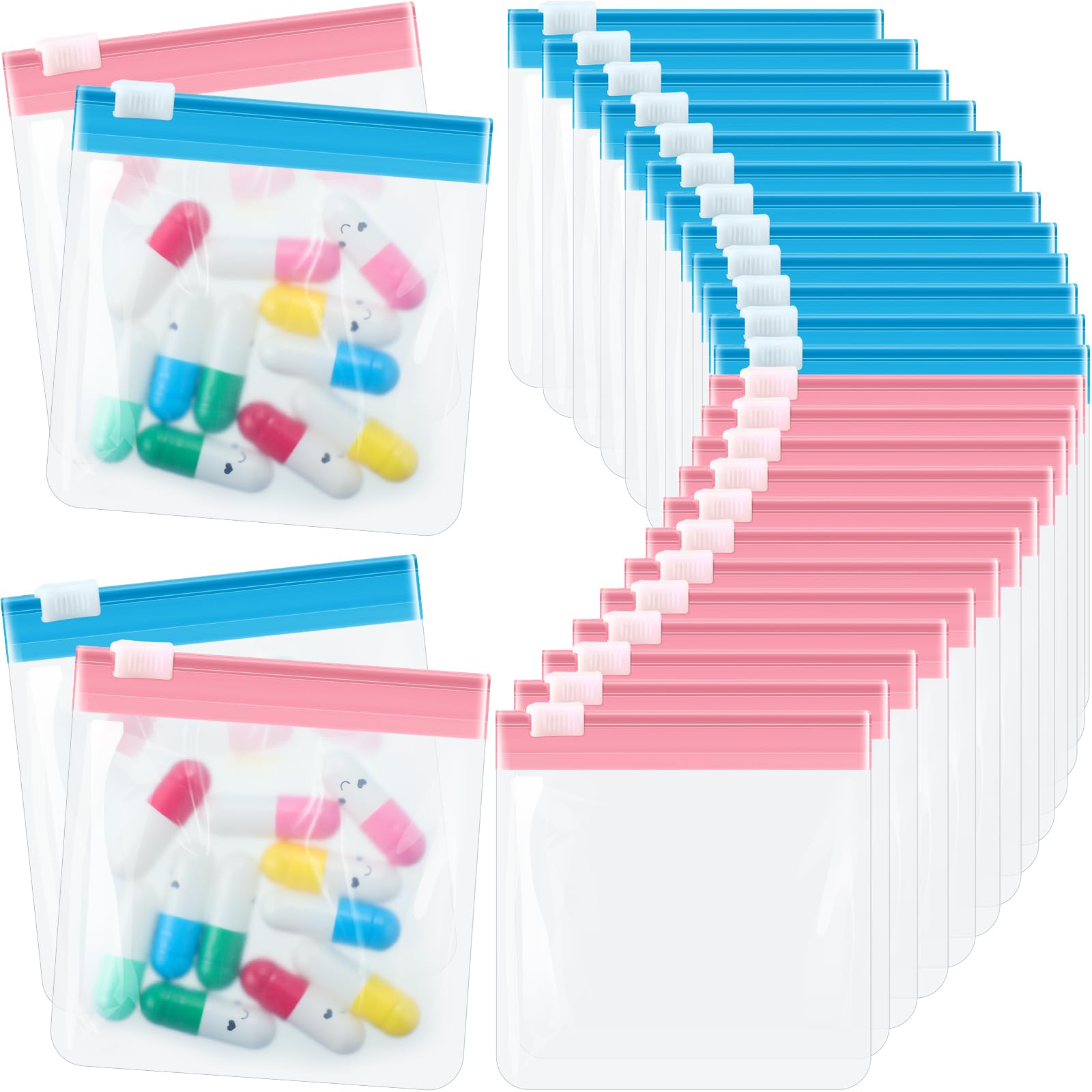 Travel Pill Pouches - 24 Pack -19