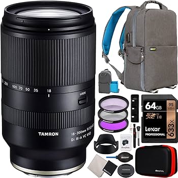 Amazon.com : Tamron 18-300mm F/3.5-6.3 Di III-A VC VXD Zoom Lens