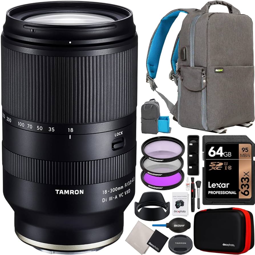 Tamron 18-300mm F/3.5-6.3 Di III-A VC VXD Zoom Lens for Sony E