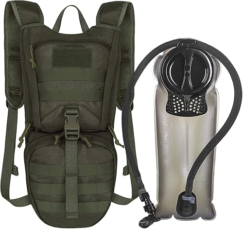 Unigear Mochila táctica de hidratación 1050D con bolsa de agua de 3 L, paquete de aislamiento térmico que mantiene el líquido fresco hasta 4 horas