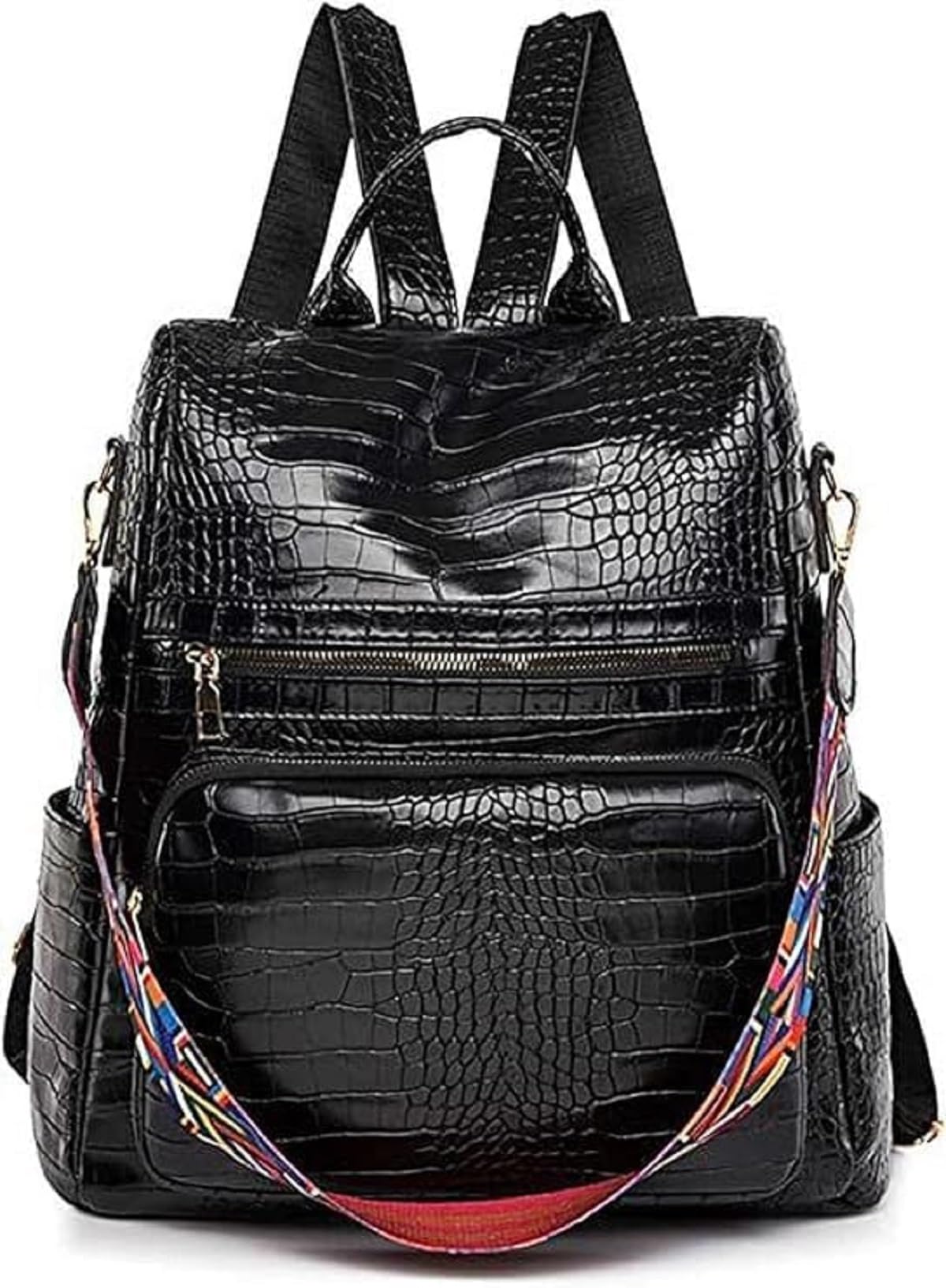 CHOLISS Womens Fashion Backpack | Sling | Shoulder | Handbag | Ladies Purse | College Bag for Girls | Crossbody | Casual | Daypack (Black) (B0CYX4KY4K) Amazon Price History, Amazon Price Tracker
