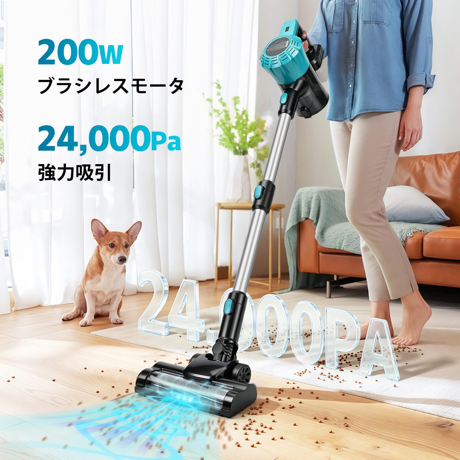 Amazon.co.jp: LEZZYRUCK 充電式掃除機 集塵機 スティッククリーナー