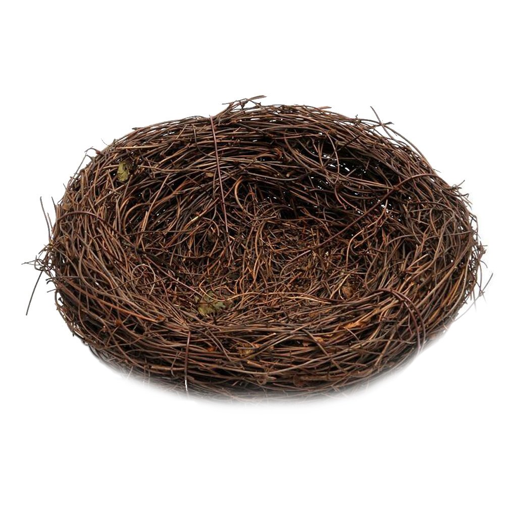 Sharplace Nid d' Cage Animaux Nid de Rotin Décoration Mariage, 35cm