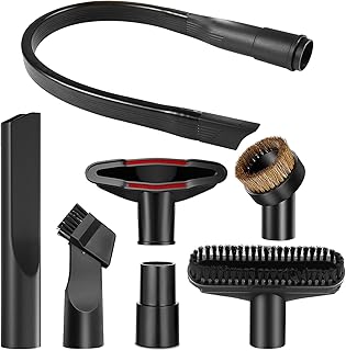 PIWOSGOL7Stk Staubsauger Düsen Set, Universal Staubsauger Aufsätze Vakuum Aufsätze Reinigungs-Set mit Fugendüse Möbelpinsel, Staubsauger Bürstenaufsatz für Alle Staubsaugerdüse mit 32 35mm Anschluss