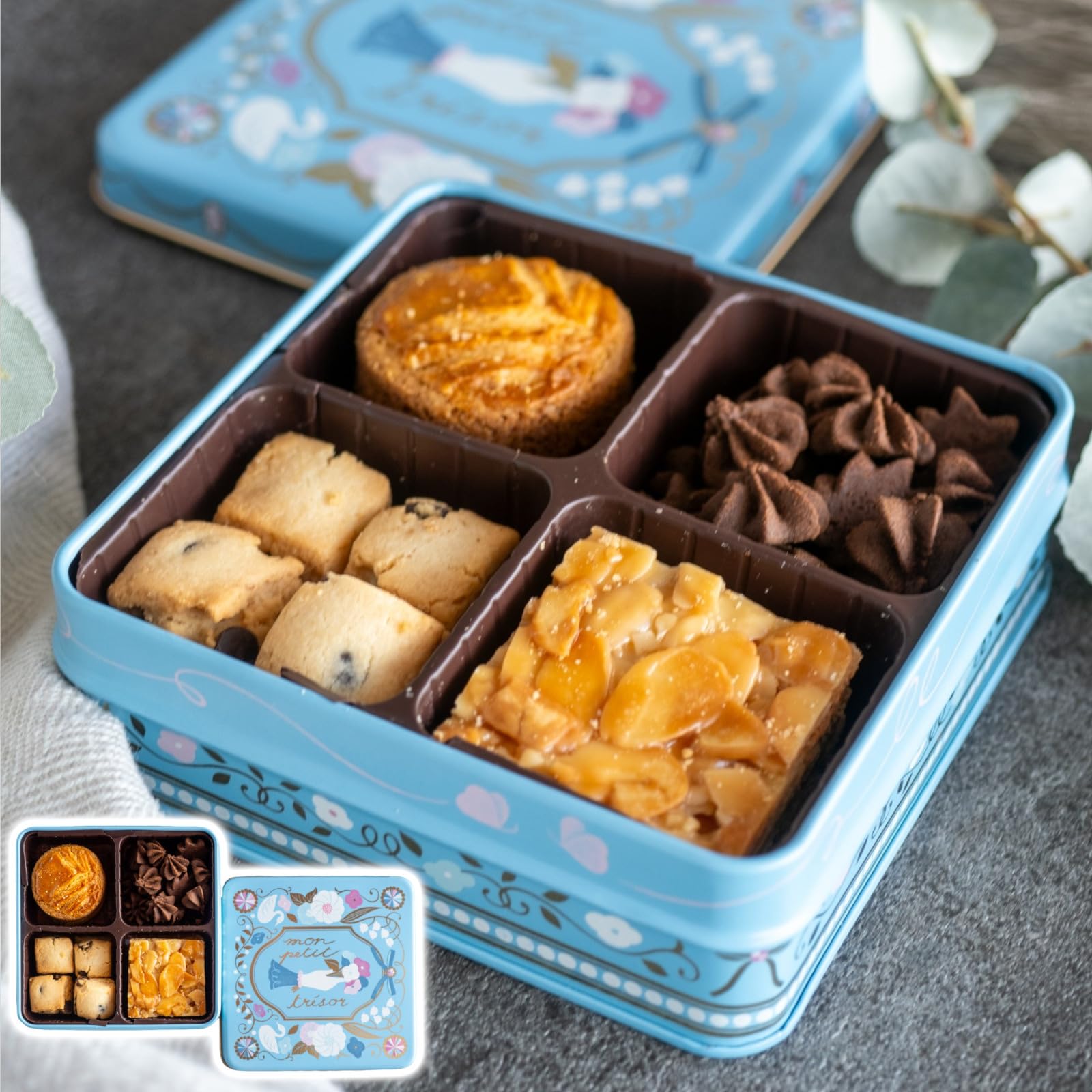 Amazon.co.jp: 米粉菓子店監修 AGカフェ グルテンフリー クッキー缶