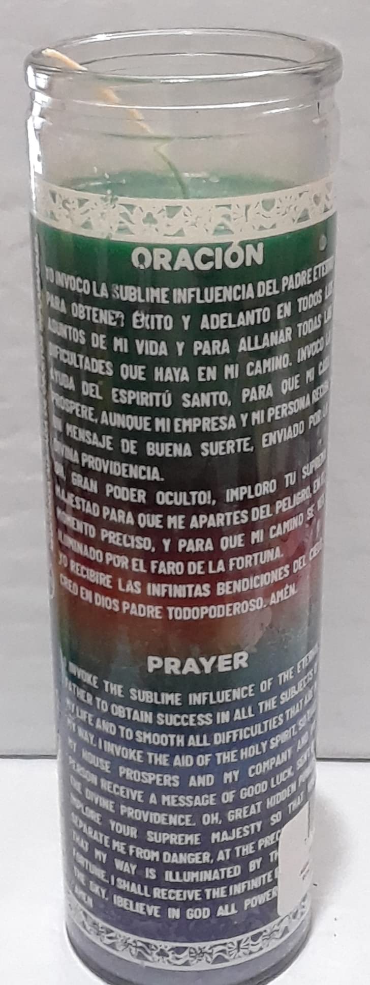 Indio Products Veladora Abre Camino 7-Color 7-Day Road Opener Candle - 8" Tall, 2.5" Wide