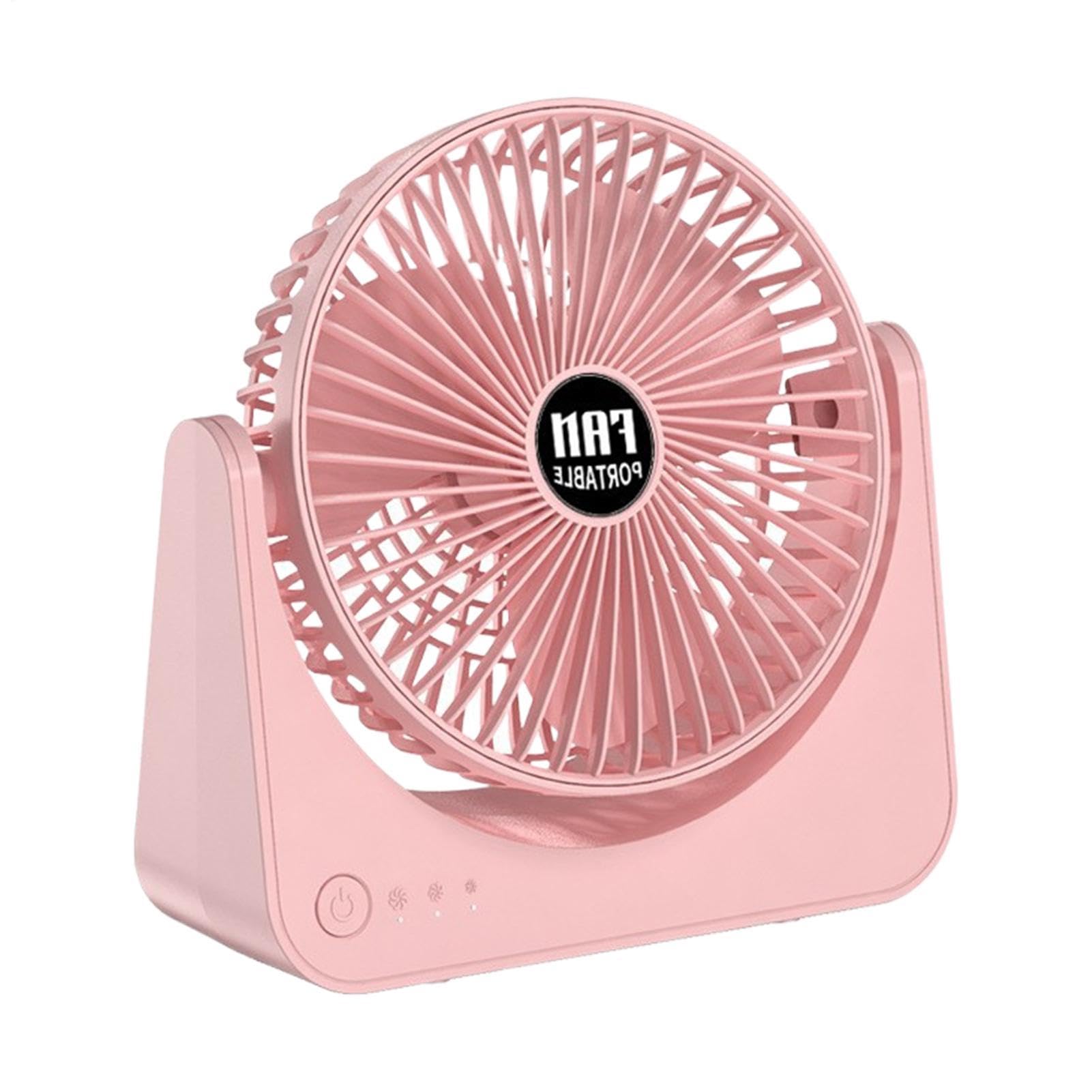 Ventilateur de bureau petit modèle rechargeable pour maison et école