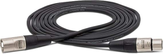 Hosa HXX-015 REAN XLR3F to XLR3M Pro Balanced Interconnect Cable, 15 Feet