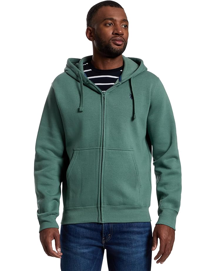 U.S. POLO ASSN. Long Sleeve Full Zip Hoodie - Main View