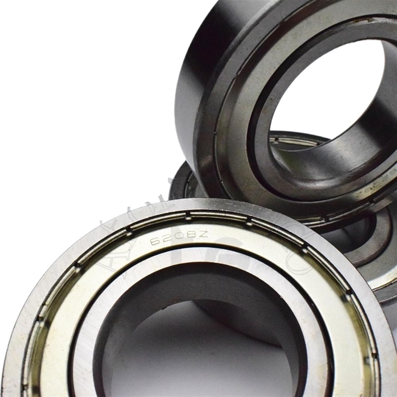 6208ZZ 2pcs Bearing 40 * 80 * 18(mm) Chrome Steel Metal Sealed High Speed Mechanical Equipment Parts