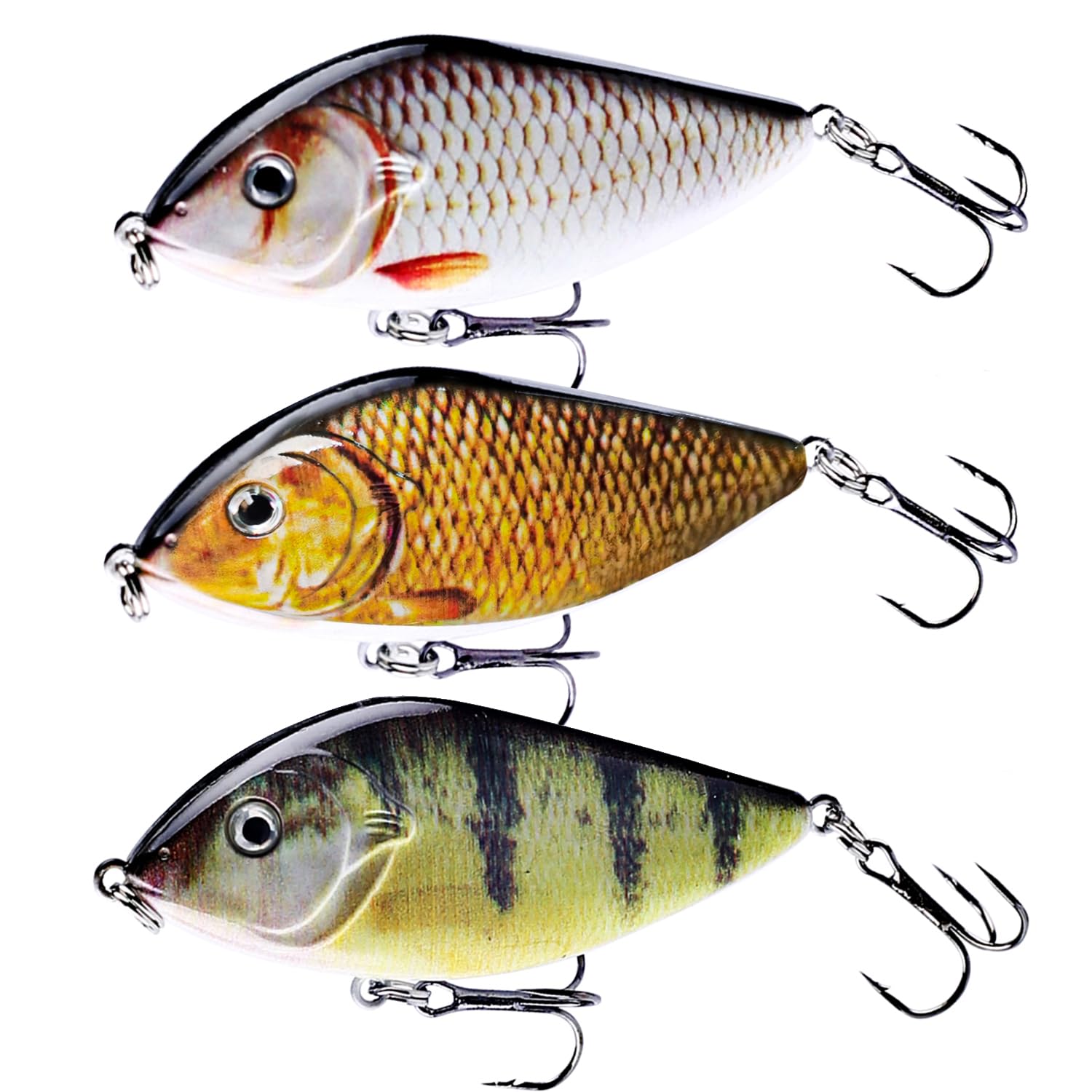 Wobbler, ta przynęta do pływania łączy w sobie funkcje Crankbait i Popper, przynęta na ryby drapieżne do wody słodkiej.