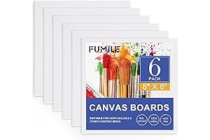 FUMILE Canvas Boards for Painting 8x8: Your Art Sanctuary