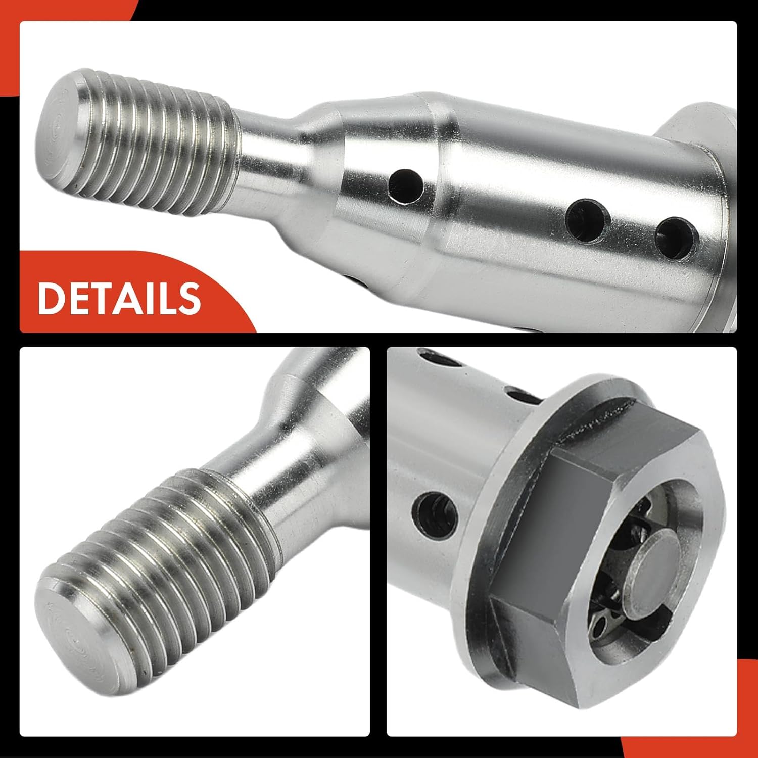 A-Premium 2-PC Intake & Exhaust Engine Variable Valve Timing (VVT) Solenoid Compatible with Chevrolet Cruze 2011-2016, Sonic 2012-2020, Trax, Volt, Cruze Limited & Buick Encore & Cadillac ELR