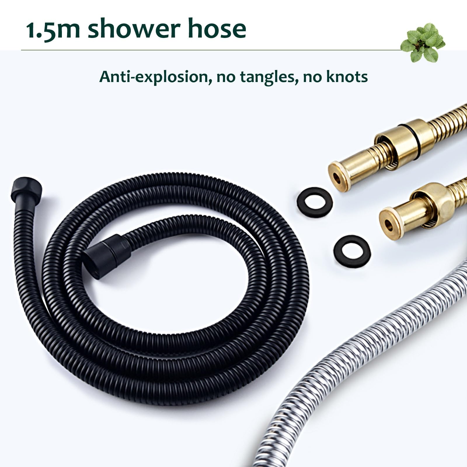 Sistema de Ducha Empotrada, Conjunto de Ducha, Ducha de Lluvia de 10 Pulgadas y Ducha de Mano, Agua Fría y Caliente Ajustable (Color : Chrome)