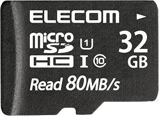 エレコム microSD 32GB マイクロSDカード UHS-1 U1 microSDHC IPX7 MF-AMS032GU11