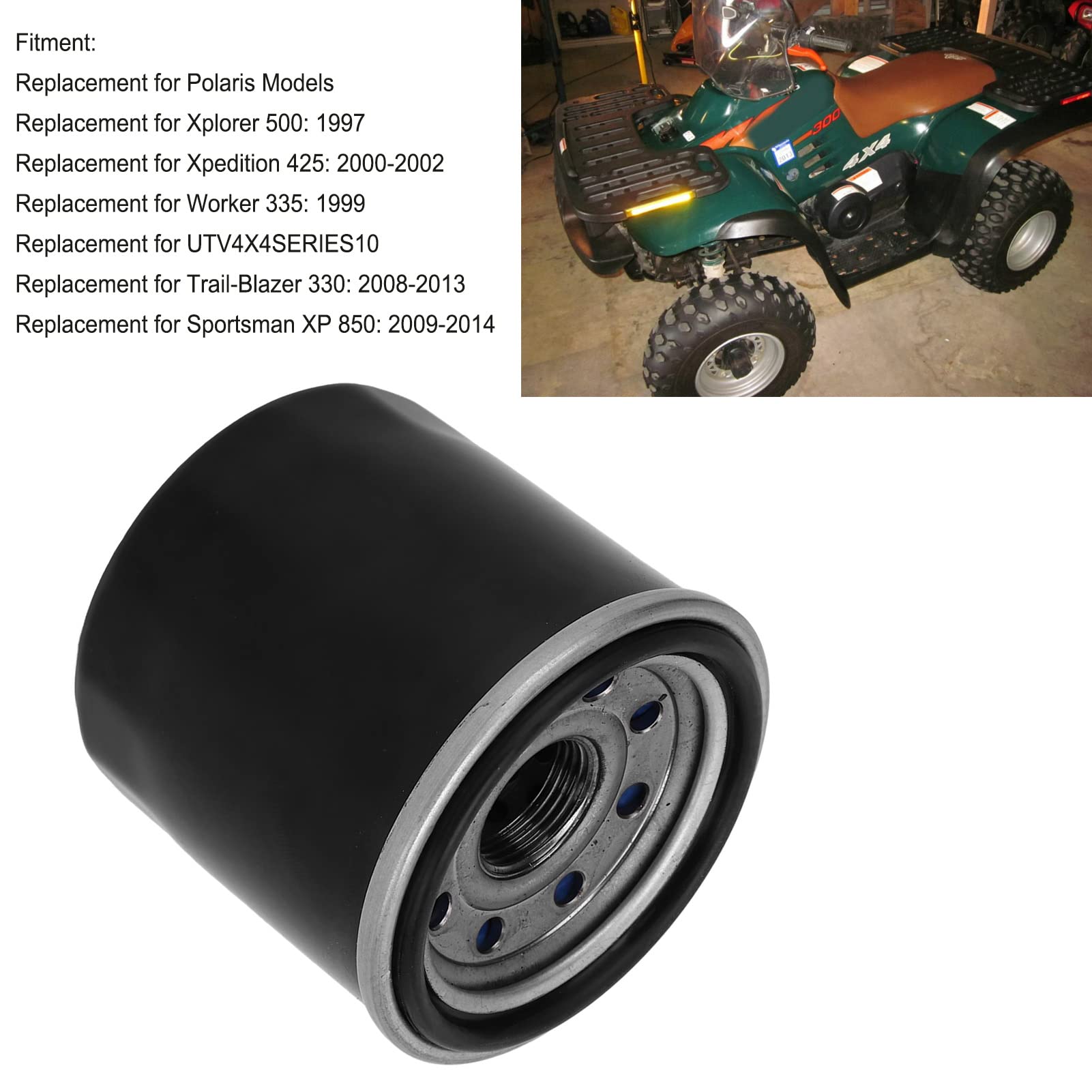 Filtro Olio 2520799 Per Polaris Sportsman XP 1000, Worker, Trail – Sostituzione Efficiente, Standard OEM - 4