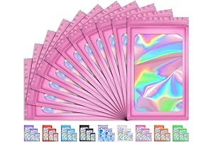 Rick and Morty 100-Piece Smell Proof Holographic Mylar Bags