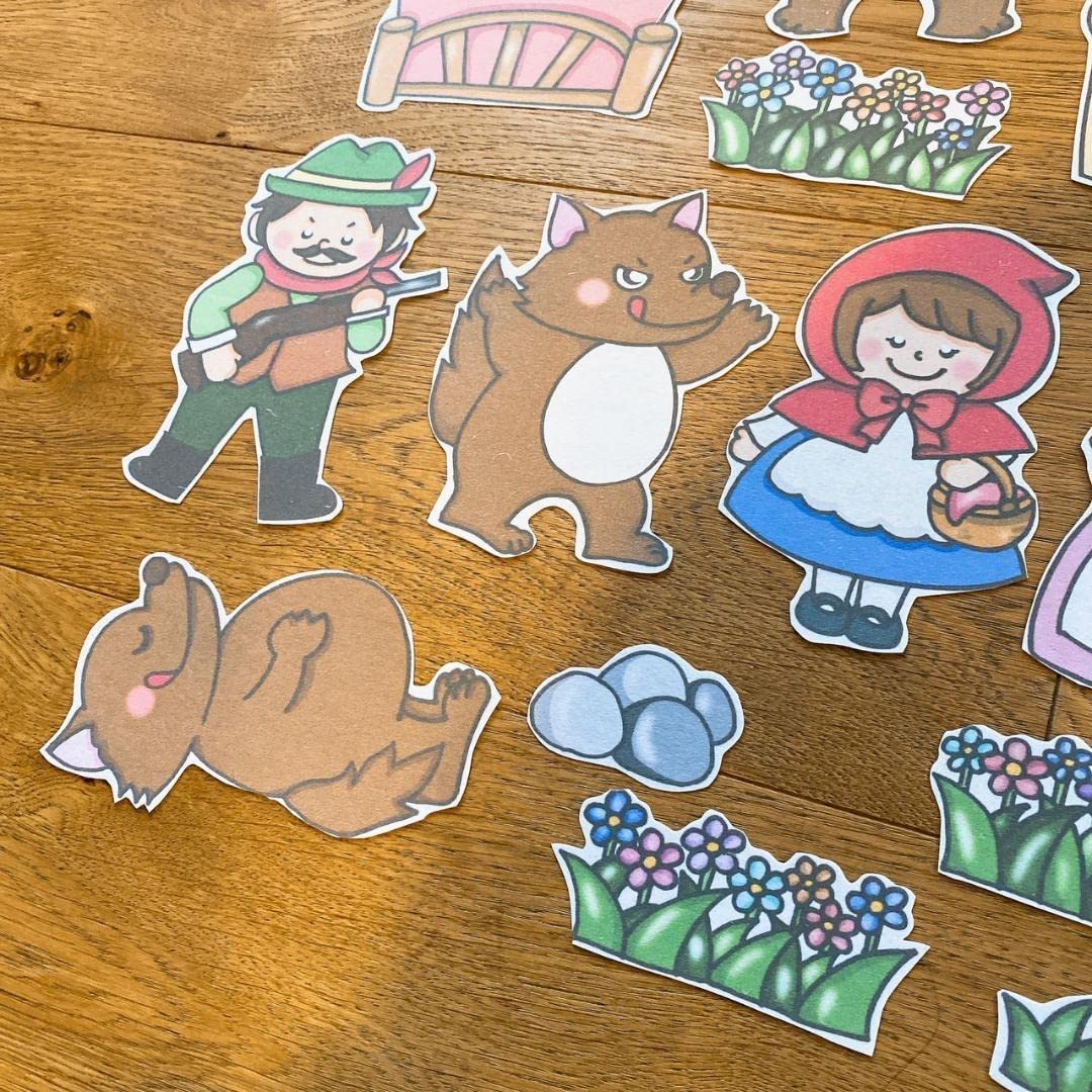 Amazon | 赤ずきん パネルシアター お話 物語 台本つき 25歳向け