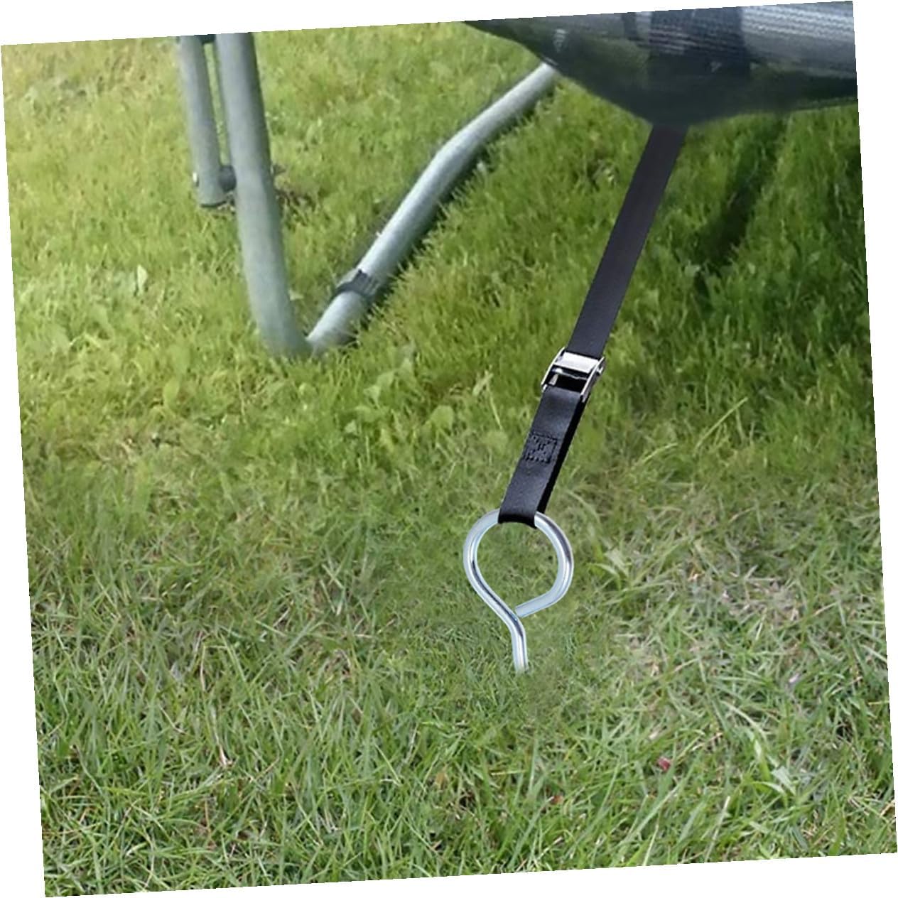 BESTonZON Heavy Duty Dog Tie Out Stake Handle Sturdy Ground Anchor for Large Dogs Outdoor PET Stake for Camping and Yard Use
