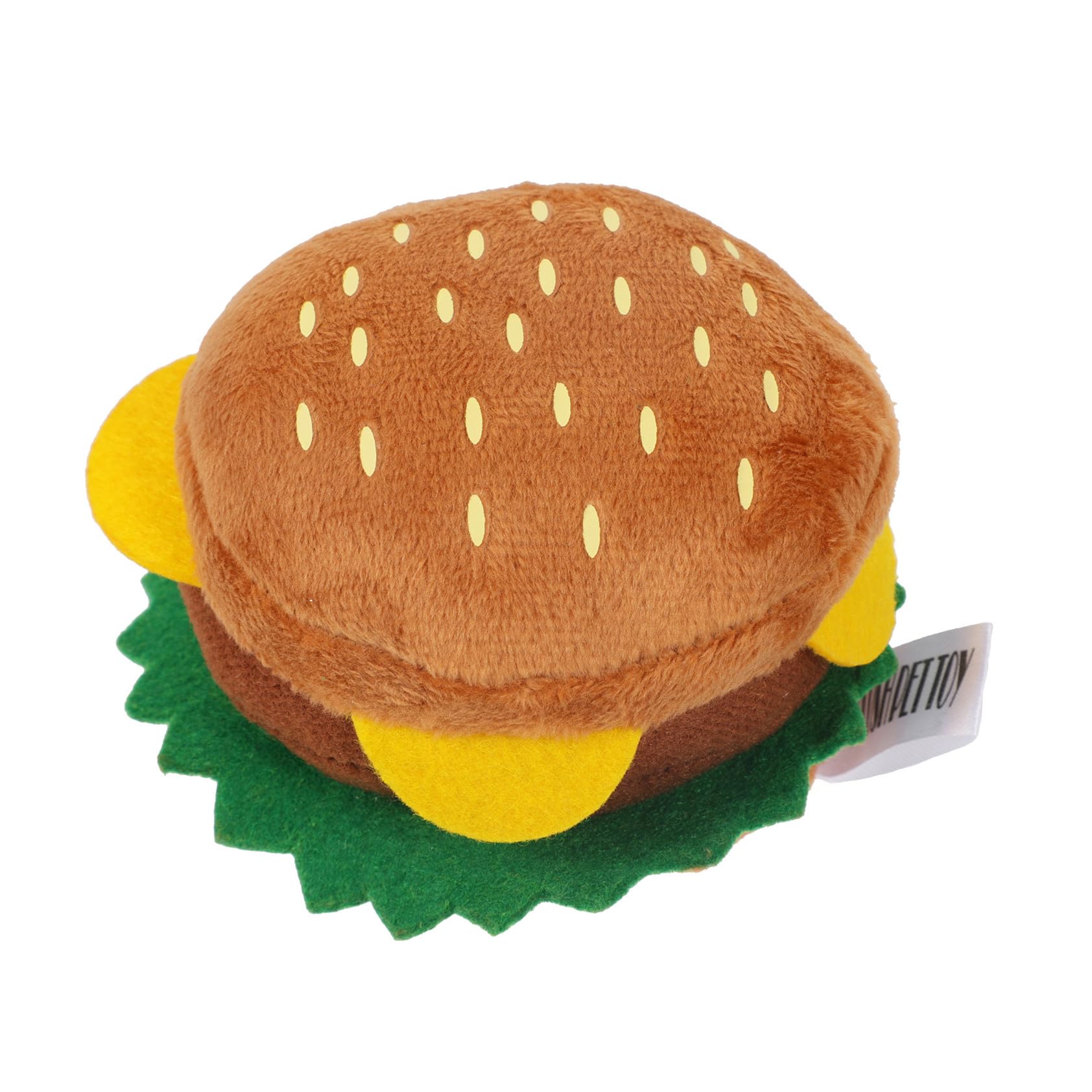 Jouet à Mâcher Couineur en Peluche pour Chien Imitation Nourriture