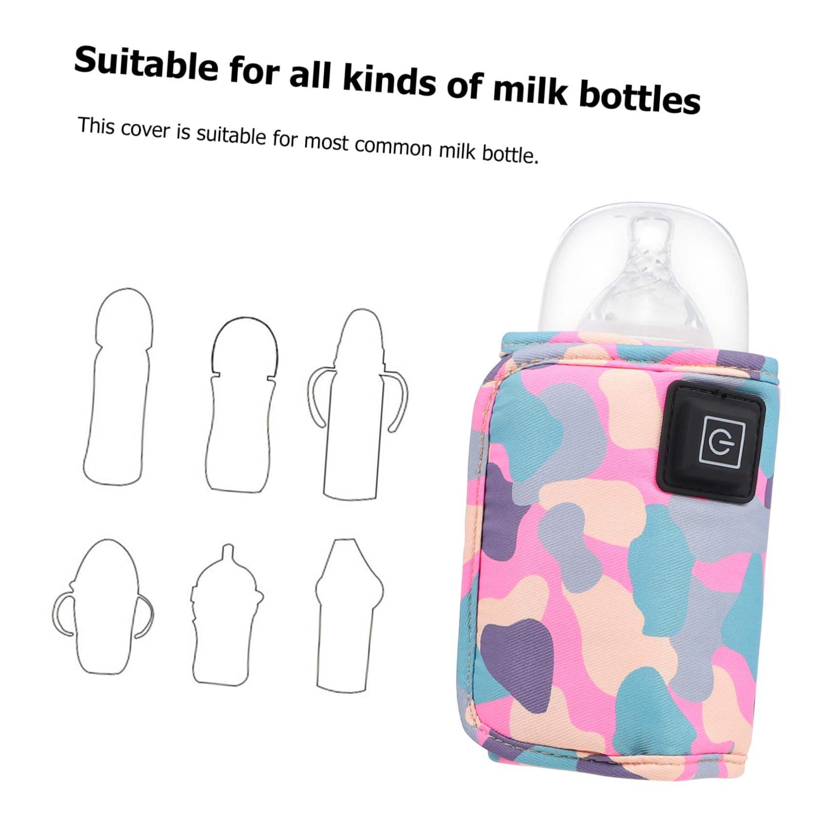 TOYANDONA 3stücke Usb Milchflaschenwärmer Cover Verstellbar Waschbar Für Flaschen Aus Strapazierfähigem Für Unterwegs Design Schützt Vor Hitze Und Kälte