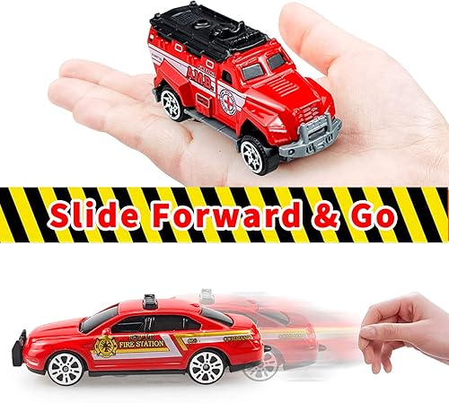 Miniatura 8 de Juego de juguetes de coche de policía fundido a presión para niños mini modelos de aleación de automóvil vehículo blindado auto a prueba de balas