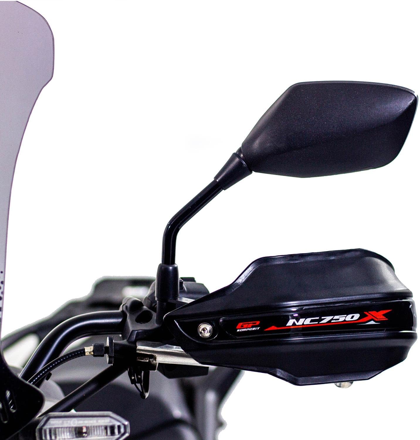 Plastic Handguard Black Compatible For Honda NC750X 2012-2023