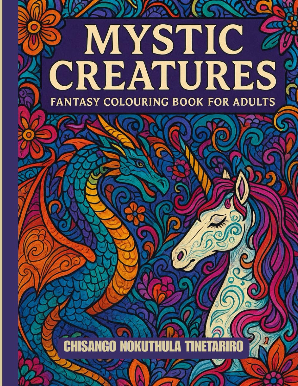 Mystic Creatures: Fantasy Colouring Book for Adults