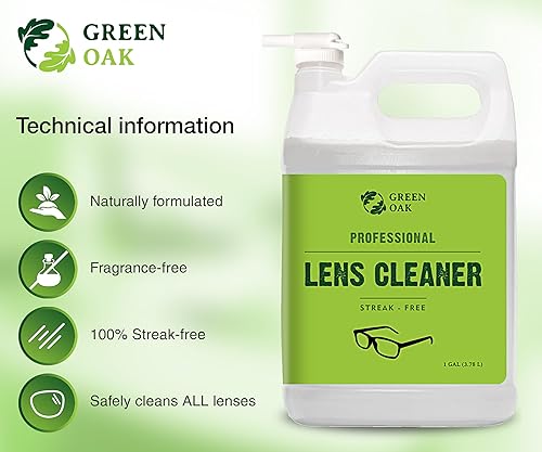 Miniatura 2 de Green Oak Recambio de limpiador de lentes profesional para lentes, lo mejor para anteojos, cámaras y lentes, limpia de forma segura las huellas