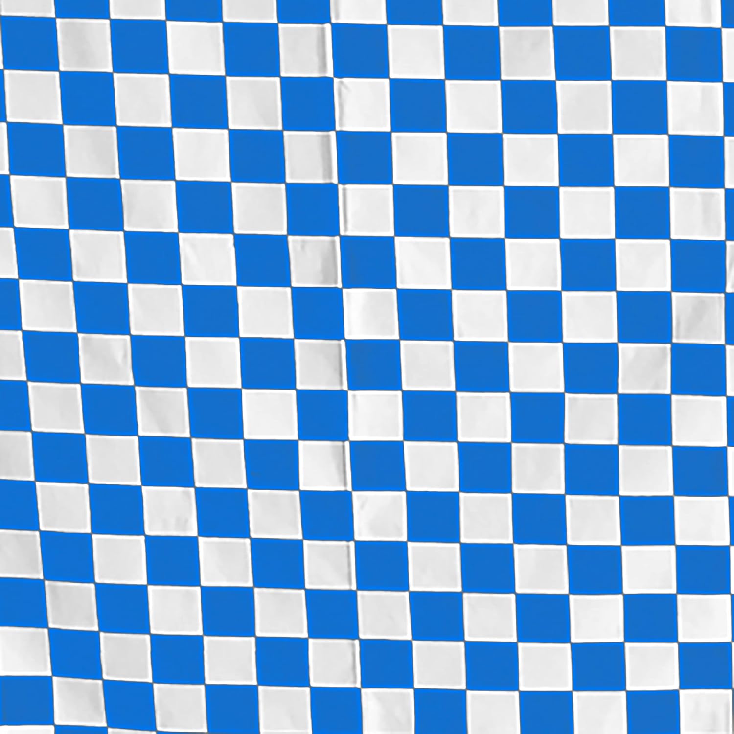 Zen Creative Designs Poly Cotton Racecar Checkerboard Print Fabric 58 Inch Wide/Craft & Sewing Material (5 Yards, 2" Black and White)