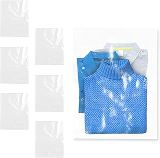 PUREVACY Clear Packing Bags, 18 x 24 Inch. Pack of 500 Clear Poly Mailers for Clothing with Open Top. 2 Mil PE Poly Bags for Shirts. Open End Clear Shirt Packaging Bags. Clothes Bags for Shipping