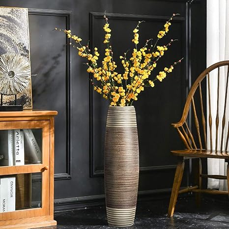 Amazon 床置き陶器の花瓶 フラワーアレンジメントの装飾 部屋に装飾を追加する家族 ホテル クラブ エンターテイメントの場所 結婚式 パーティーに適しています ディスプレイ収納 花器 オンライン通販 Amazon 床置き陶器の花瓶 フラワーアレンジメントの装飾 部屋に装飾を追加する家族 ホテル クラブ エンターテイメントの場所 結婚式 パーティーに適しています ディスプレイ収納 花器 オンライン通販