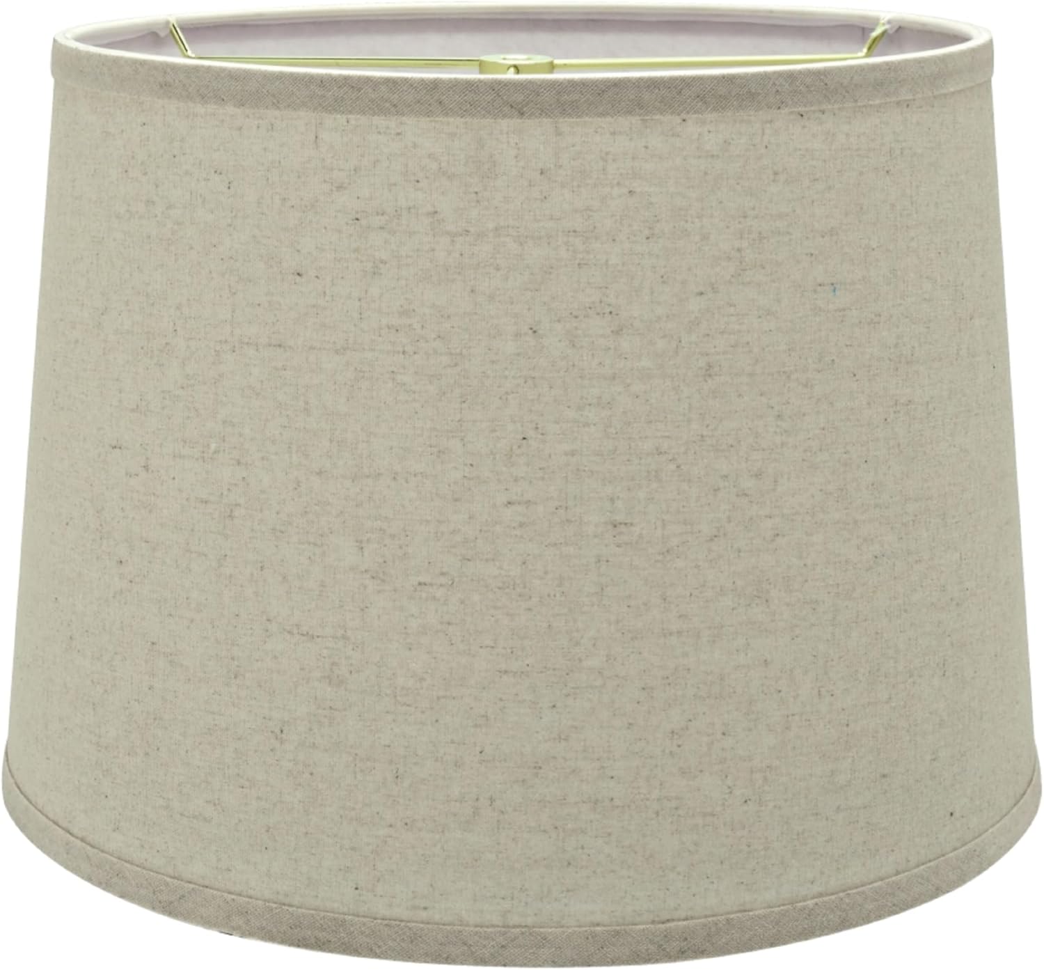 Aspen Creative 32316 Transitional Hardback Empire Shaped Spider Construction Lamp Shade in Light Grey, 14" wide (12" x 14" x 10")