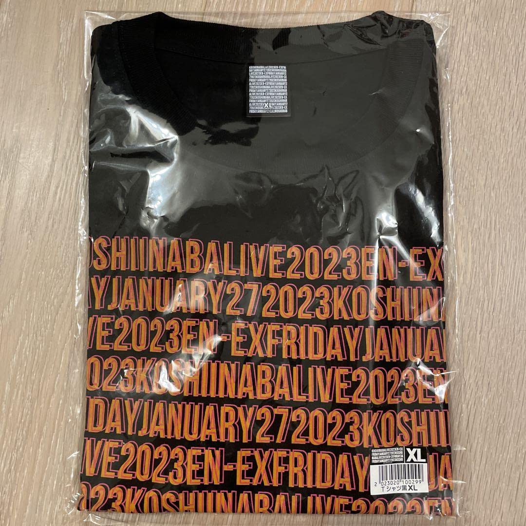 稲葉浩志☆LIVE2023☆EN-EX☆Ｔシャツ レア B'z 2023 稲葉浩志 XLサイズ 着用 Tシャツ 半袖 着 稲葉